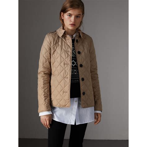 Burberry women's diamond quilted jacket